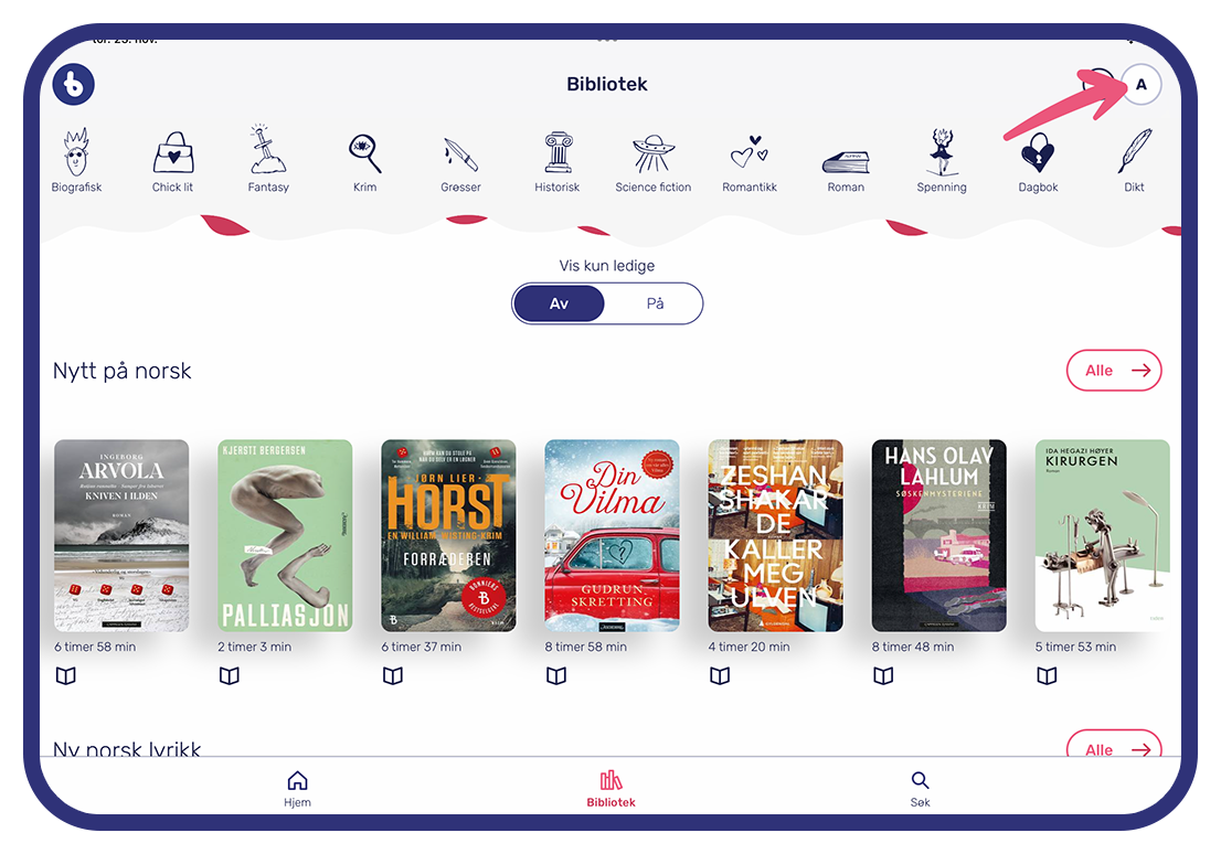 Bilde 1 Forside bibliotek, finne profil.PNG